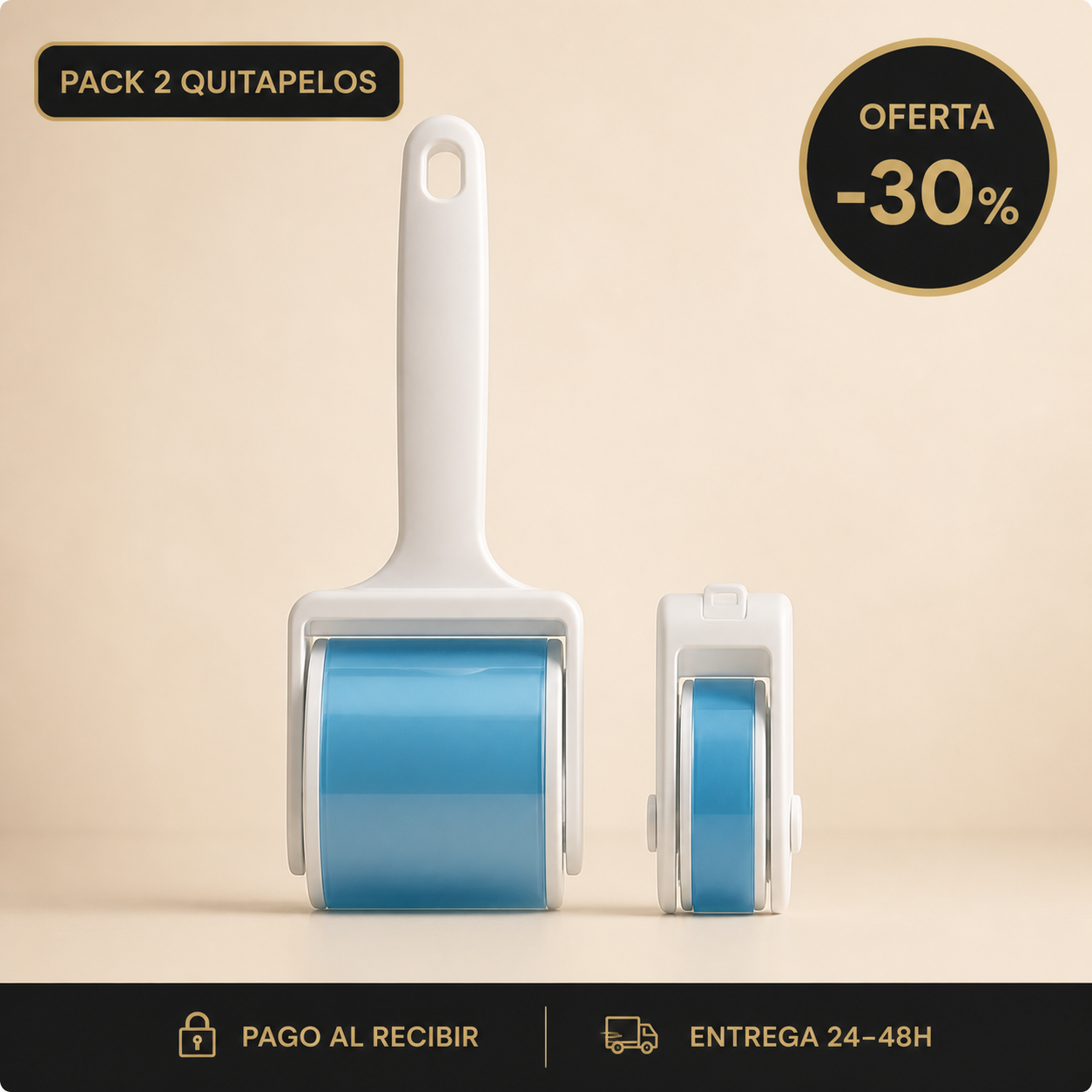 Rodillos Quitapelos Reutilizables | Limpia Ropa, Sofás y Coche