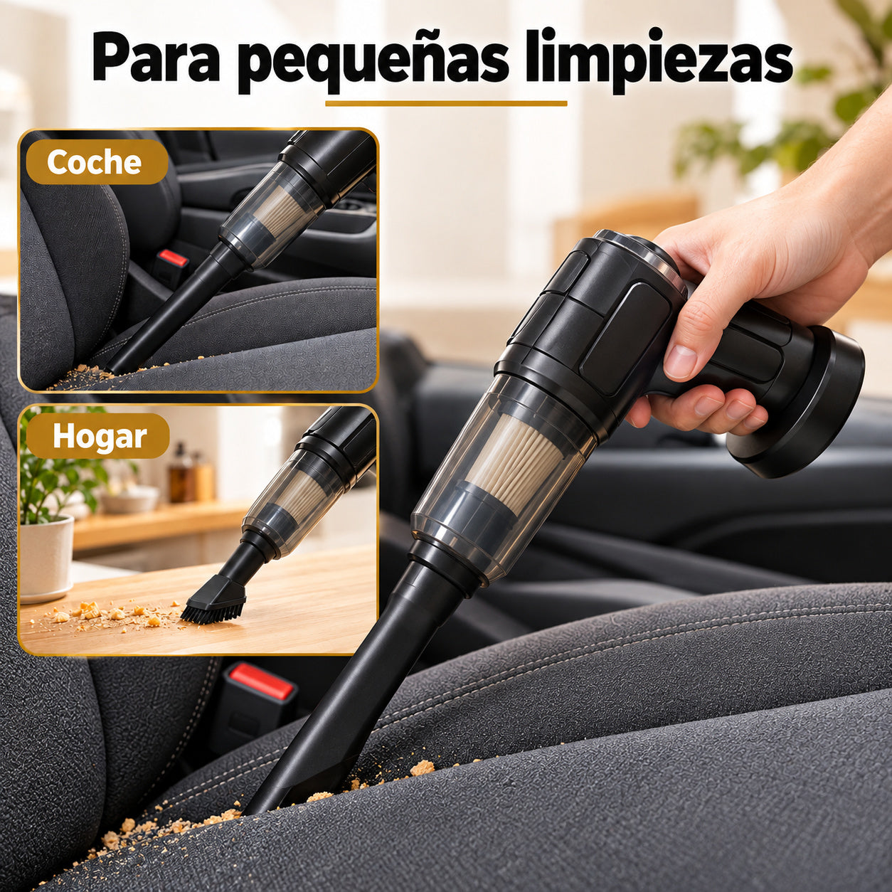 Aspiradora Portátil — Utilidad