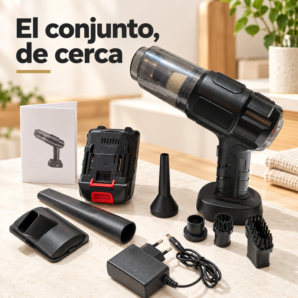 Aspiradora Portátil — Conjunto