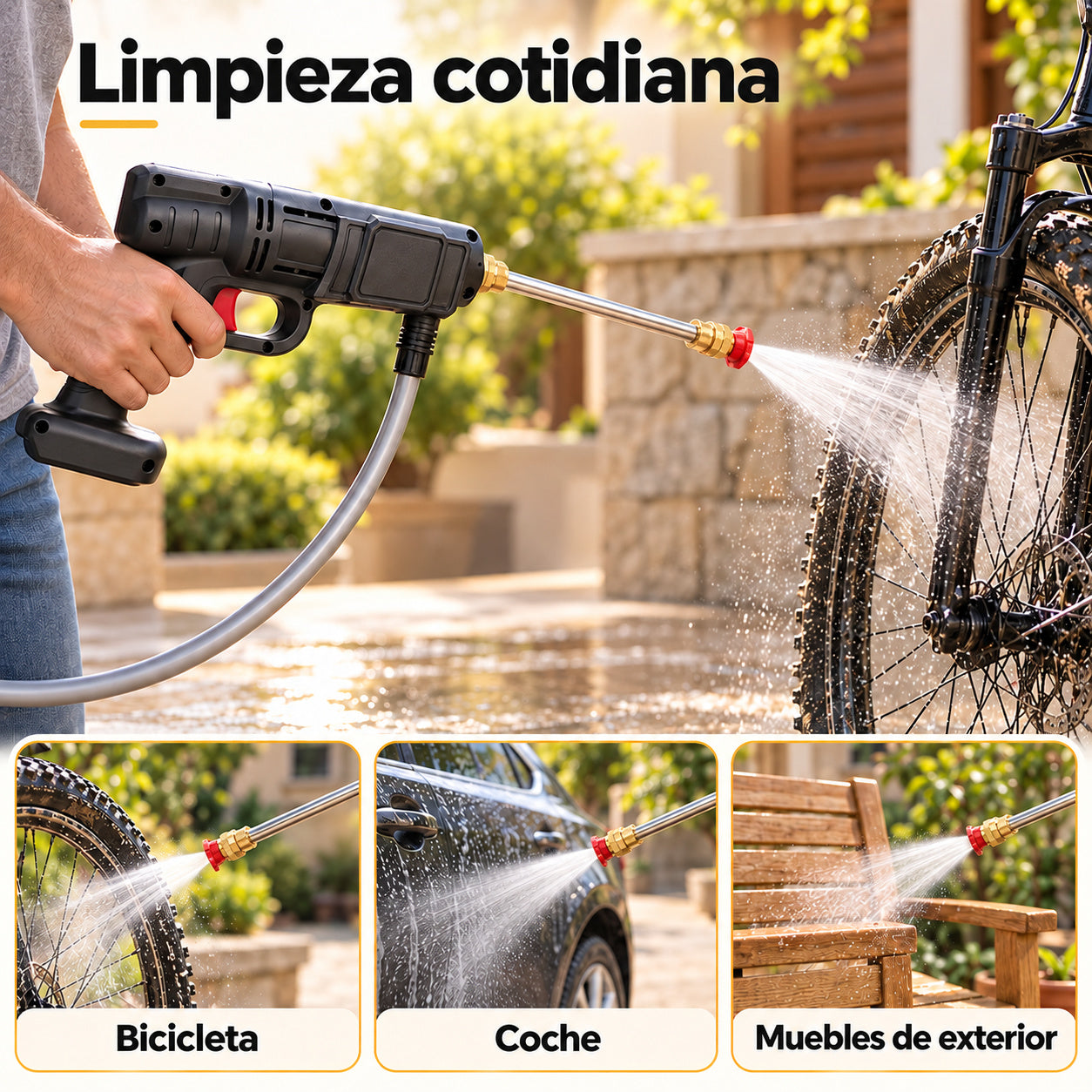 Limpiadora Portátil a Batería — Utilidad
