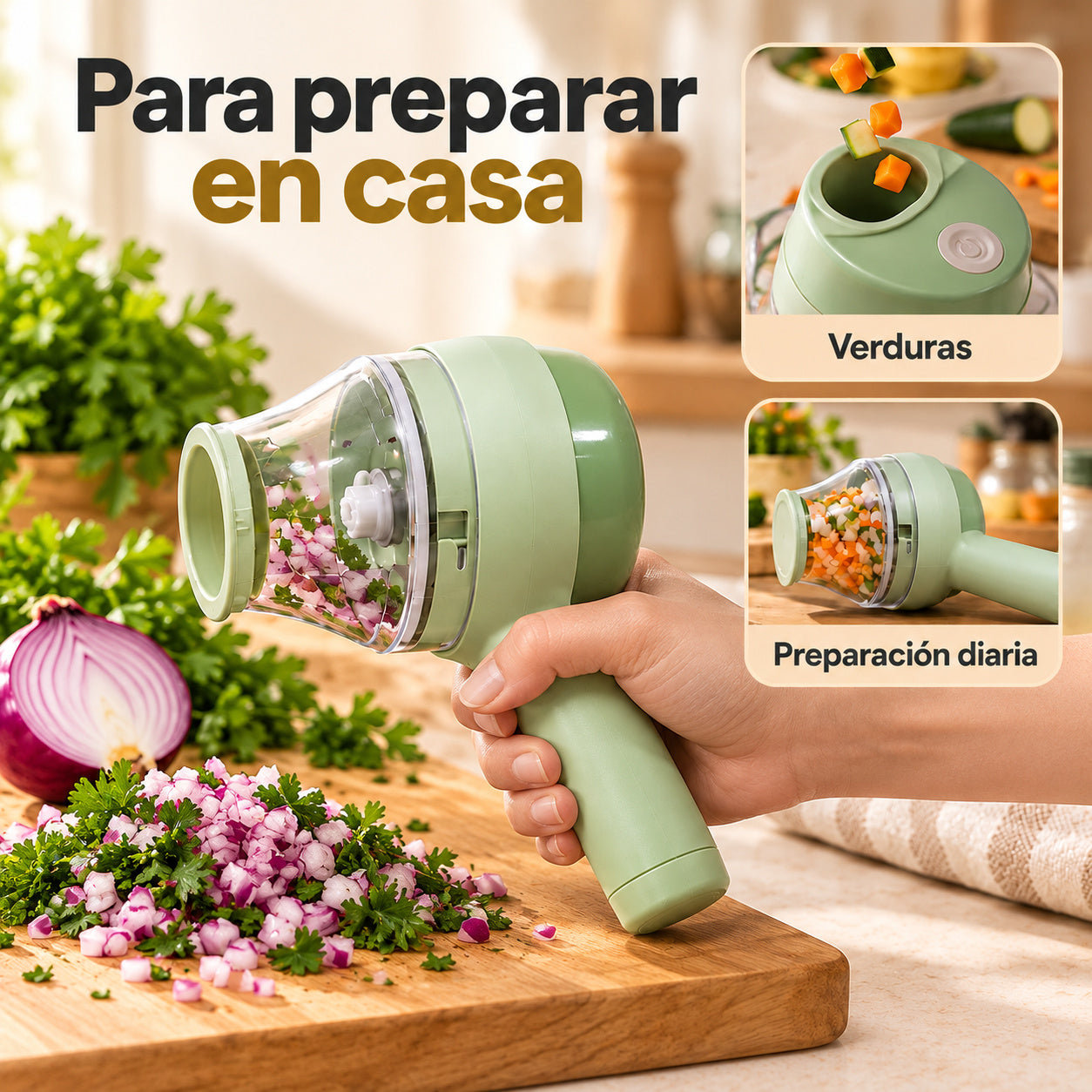 Picadora Eléctrica — Utilidad